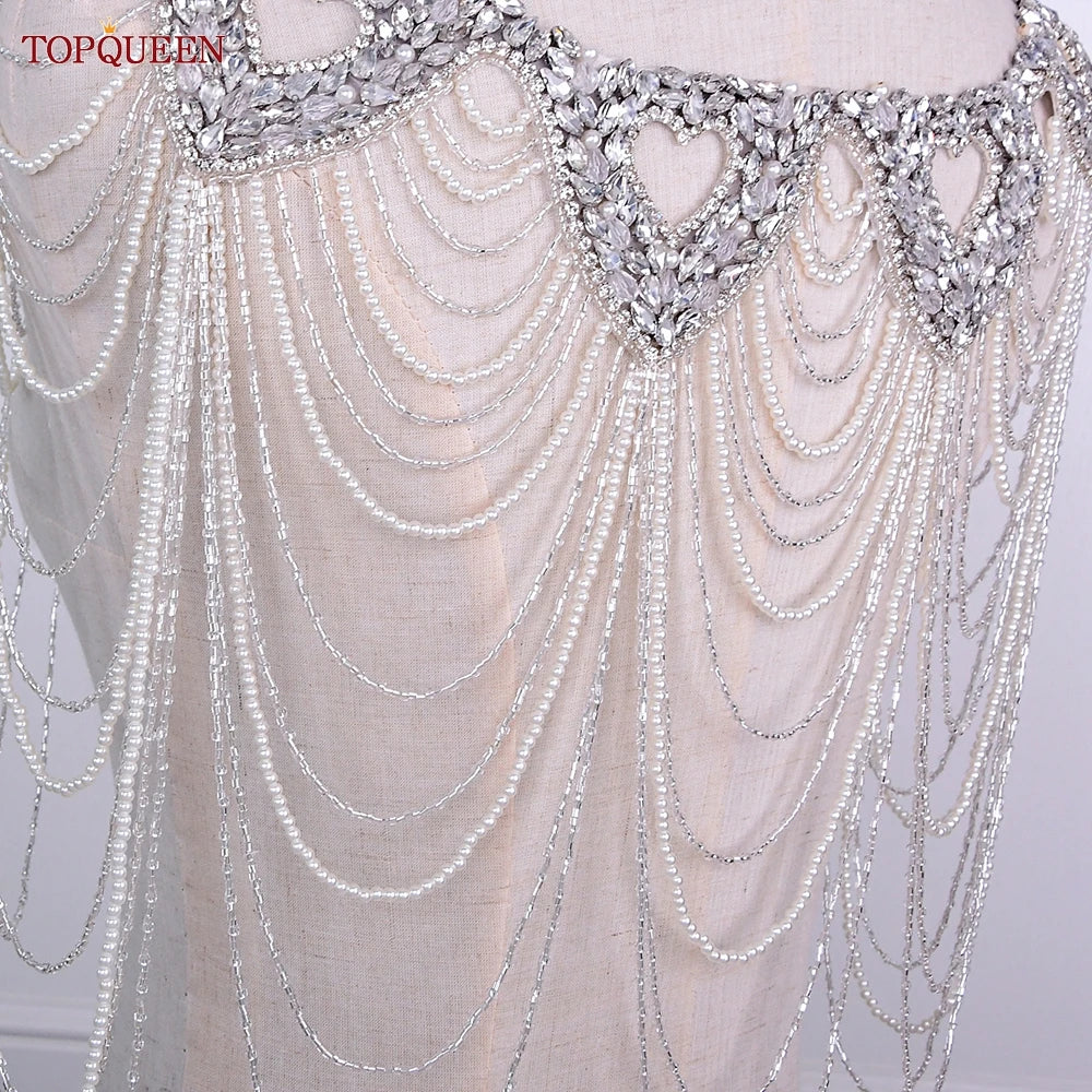 
                      
                        Crystal Beaded Bridal Shoulder Chain Wedding Dress Accessory
                      
                    