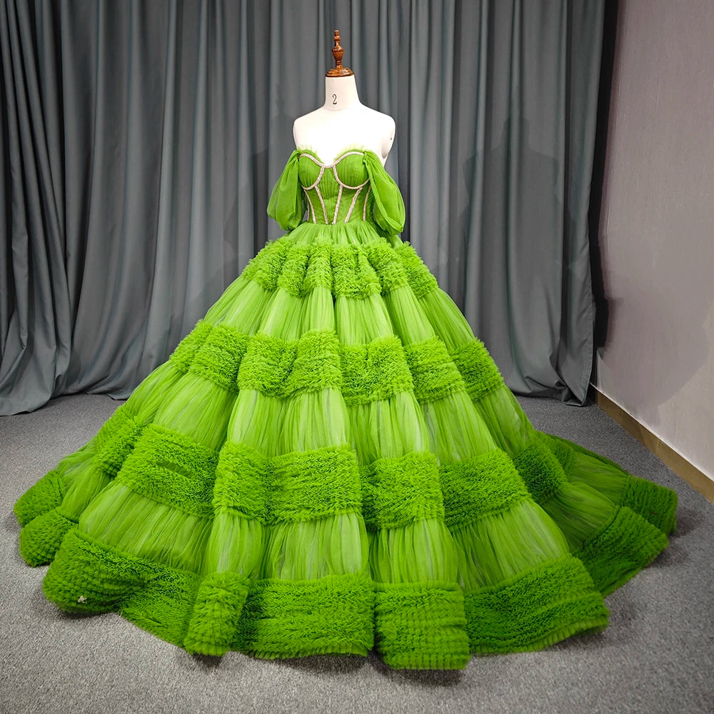 
                      
                        Green Quinceanera Dress
                      
                    