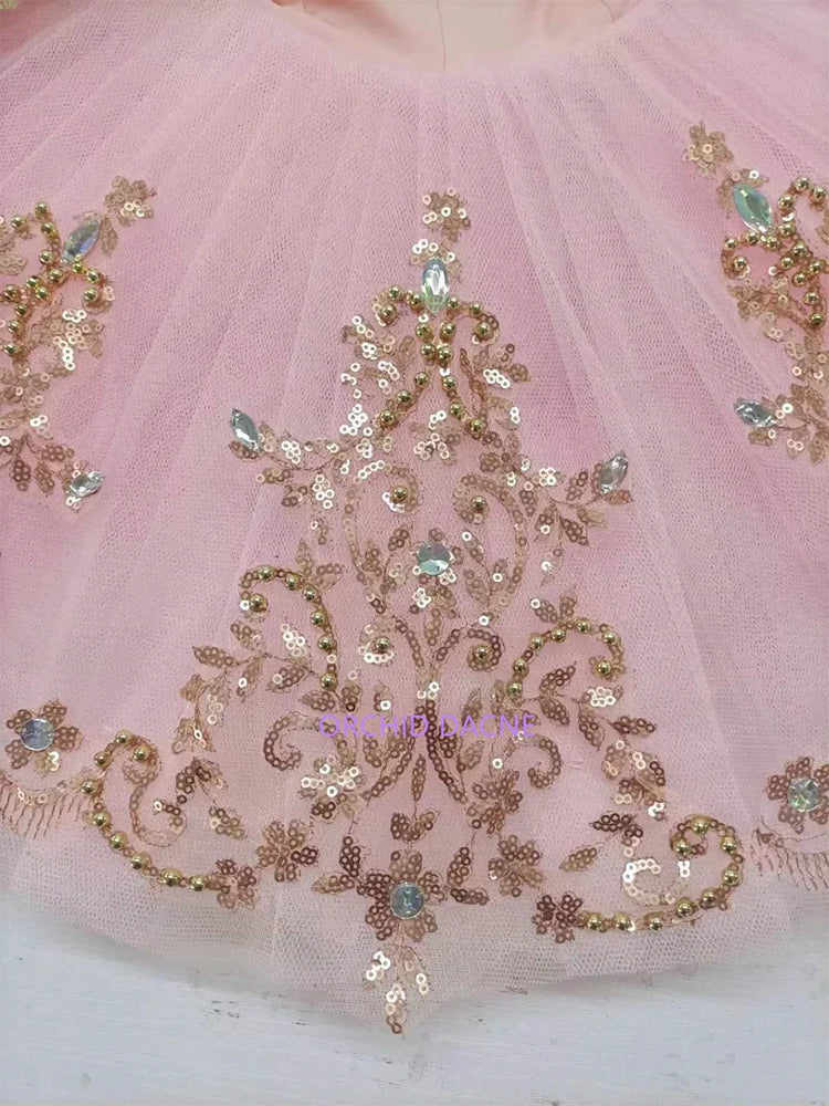 
                      
                        Unique Design Girls Performance Wear Pink Ballet Tutu Costume
                      
                    