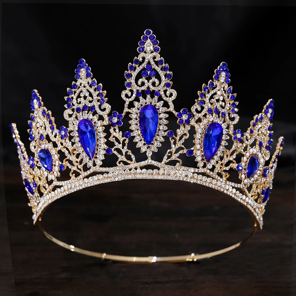 Crystal Pageant Crown Winners Tiara Event Hair Accessory, radiate pure royalty in this brilliant crystal pageant tiara
