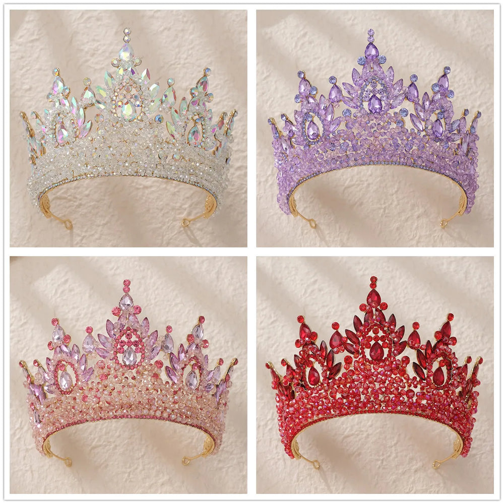 
                      
                        Luxury Crystal Tiara Prom Hair Accessories Crown
                      
                    