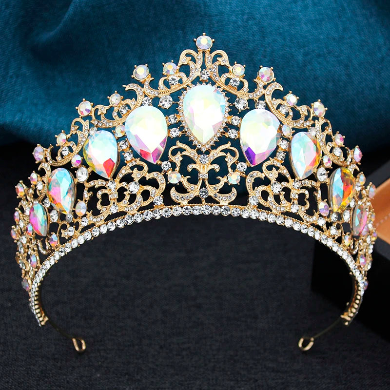 
                      
                        Crystal Rhinestone Tiaras  Pageant Birthday Party Wedding Crown Hair Accessories
                      
                    