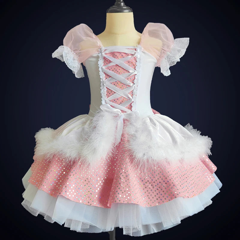 Girls Maiden Ballet Dress Ballerina Costume