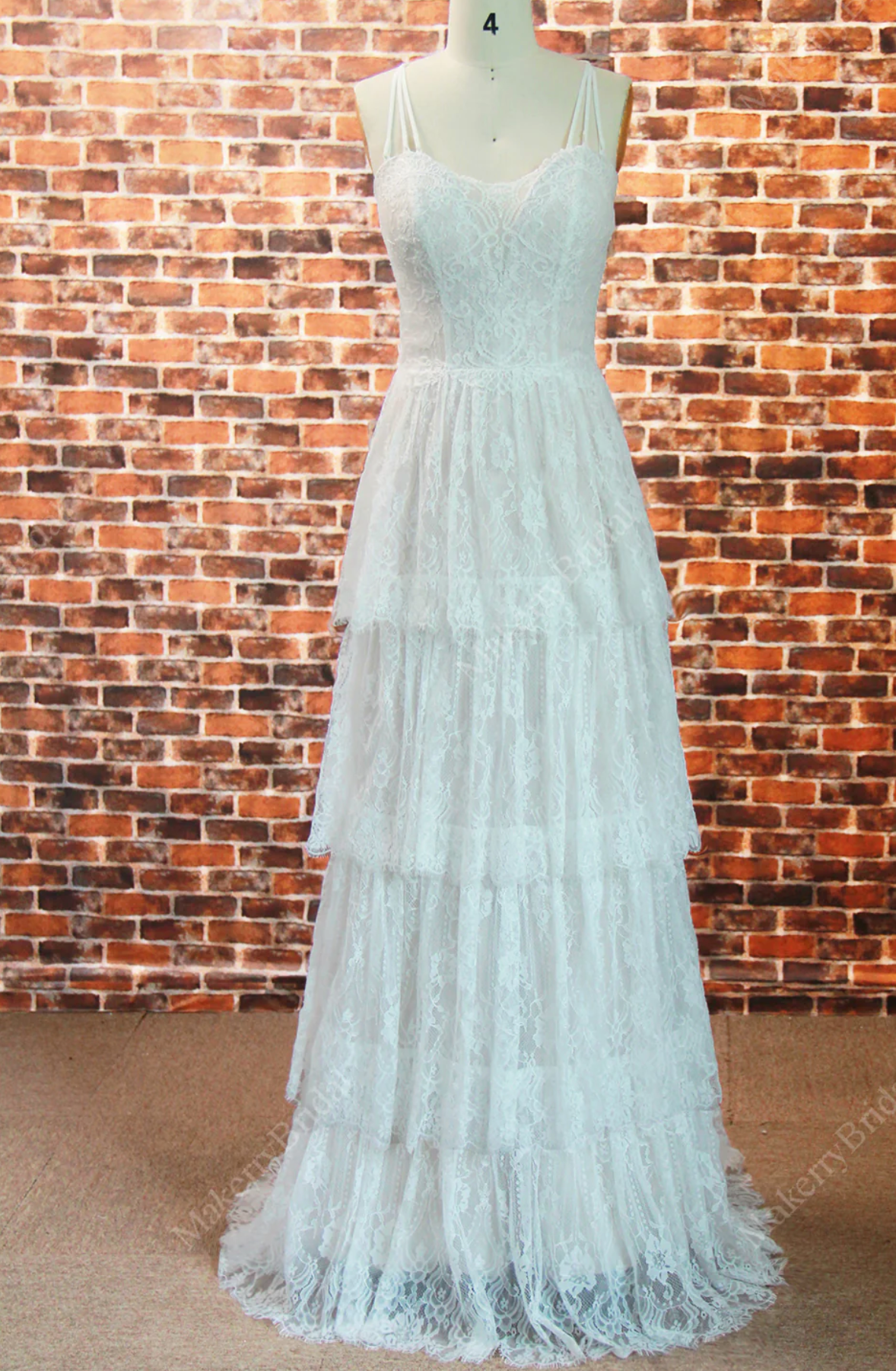 Dream Bohemian Elegant Lace Wedding Dress