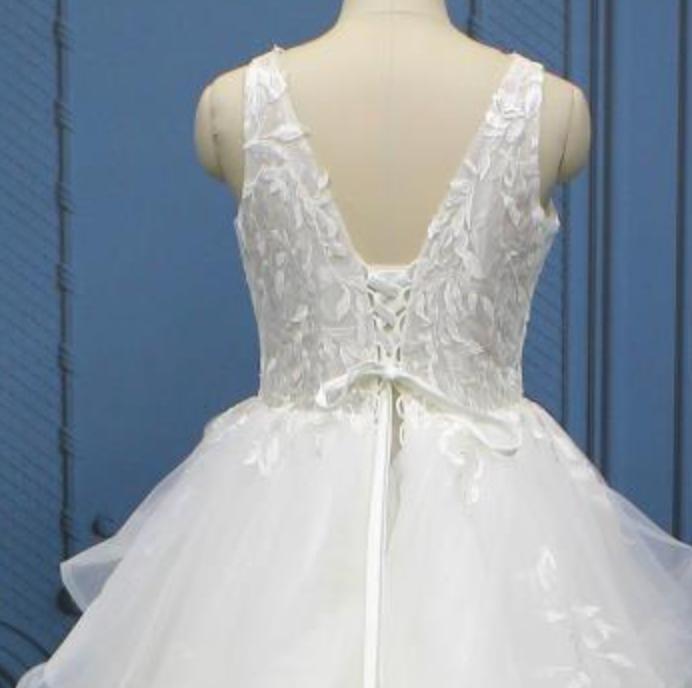 
                      
                        Plus Size Tulle Ruffle Bridal Gown
                      
                    