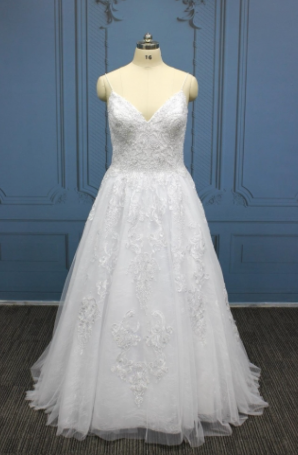 Plus Size Lace Bridal Gown