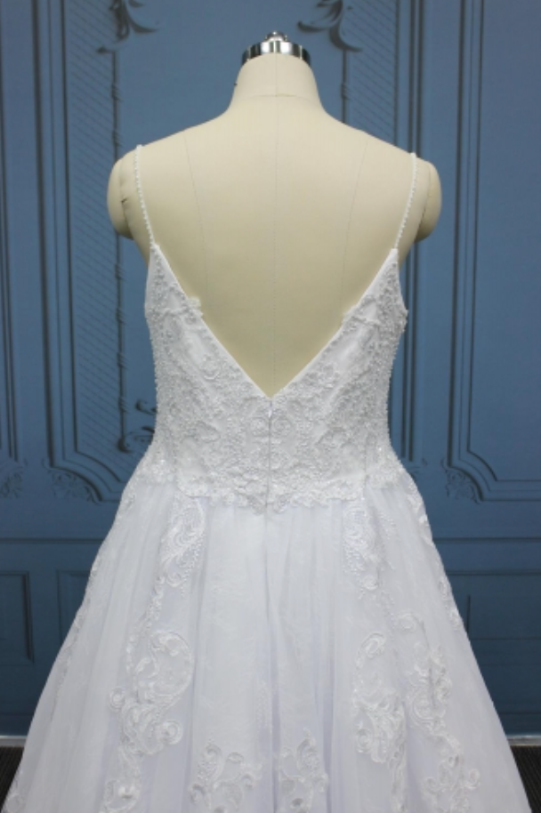 
                      
                        Plus Size Lace Bridal Gown
                      
                    