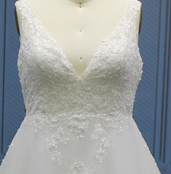 
                      
                        Plus Size Lace Beaded Bridal Gown
                      
                    