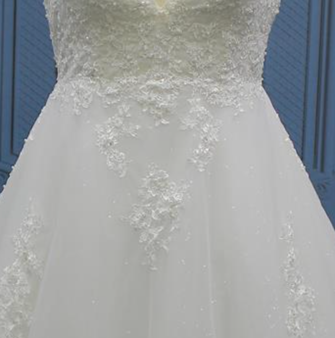 
                      
                        Plus Size Lace Beaded Bridal Gown
                      
                    