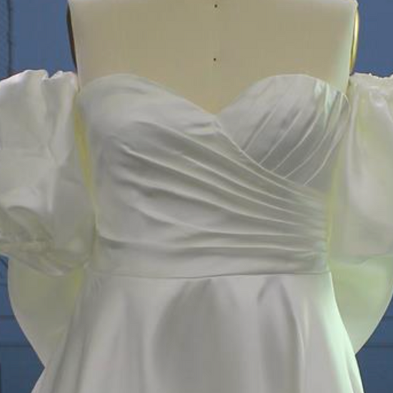 Plus Size Mikado Bridal Dress