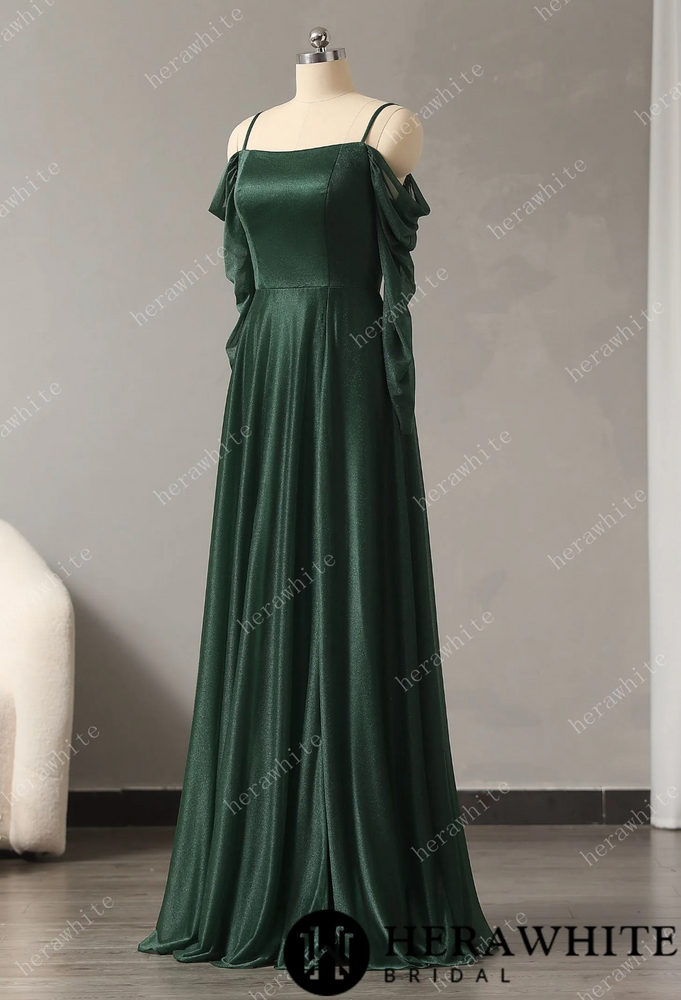 
                      
                        Classic Thin Shoulder Straps Soft Bridesmaid Dress
                      
                    