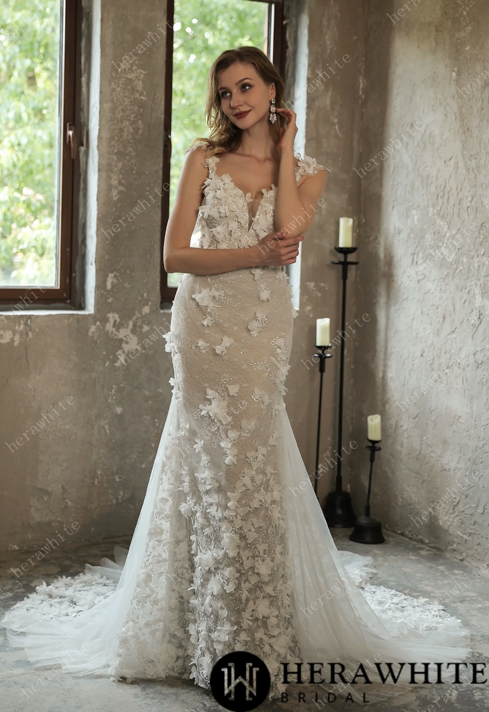 Wedding dresses with sales lace and sparkle