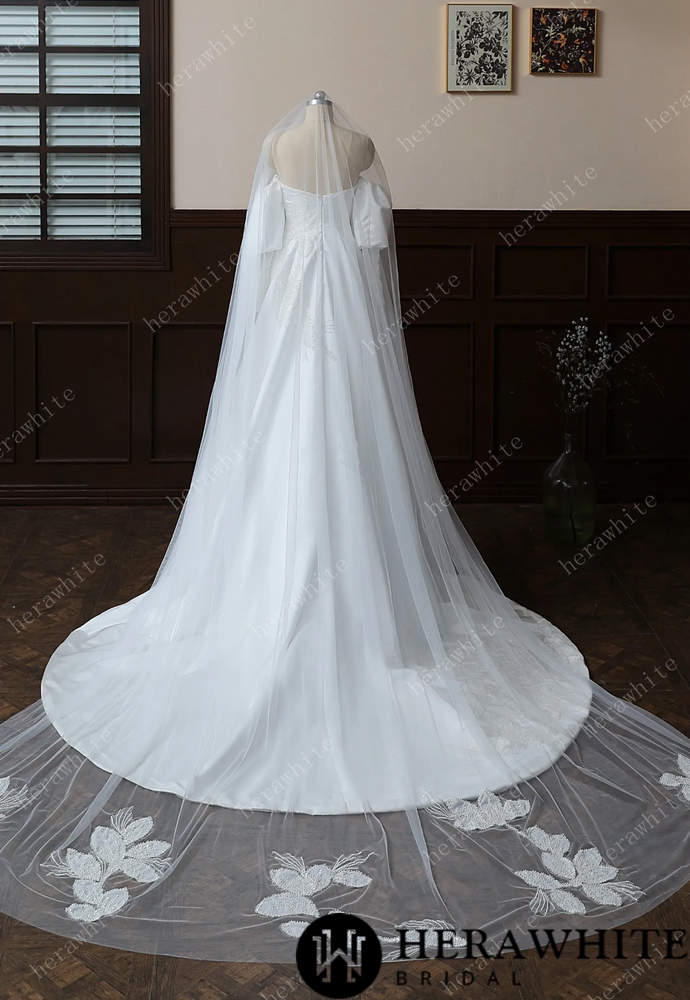 
                      
                        Simplicity Cathedral Length Lace Bridal Veil
                      
                    