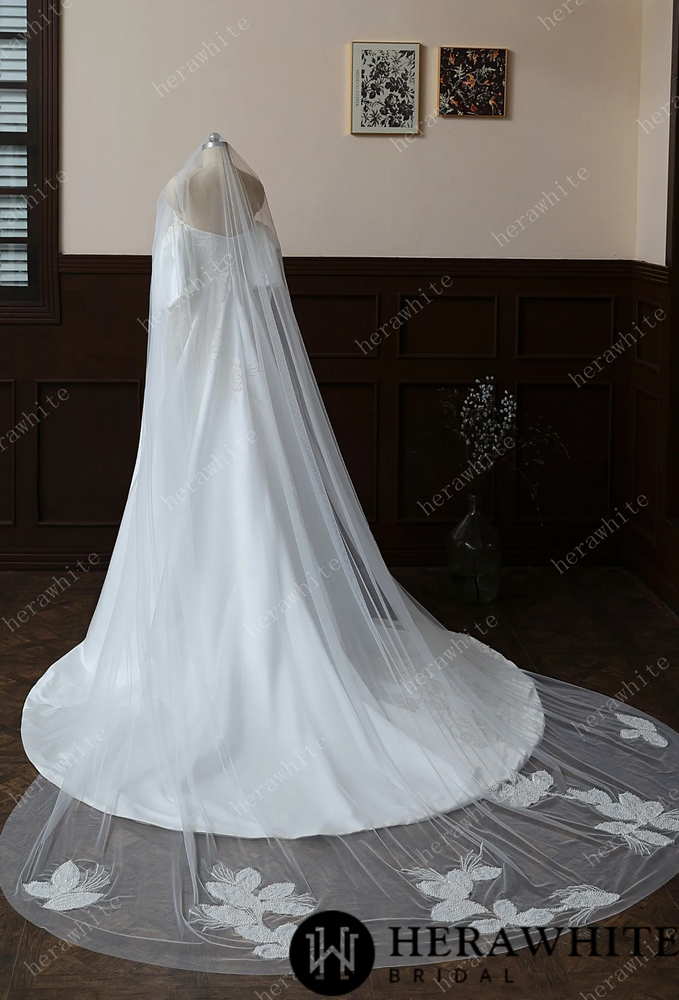 
                      
                        Simplicity Cathedral Length Lace Bridal Veil
                      
                    