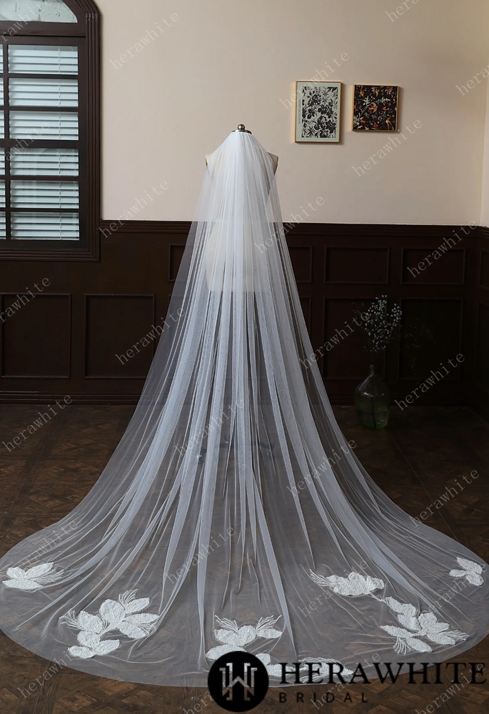 
                      
                        Simplicity Cathedral Length Lace Bridal Veil
                      
                    