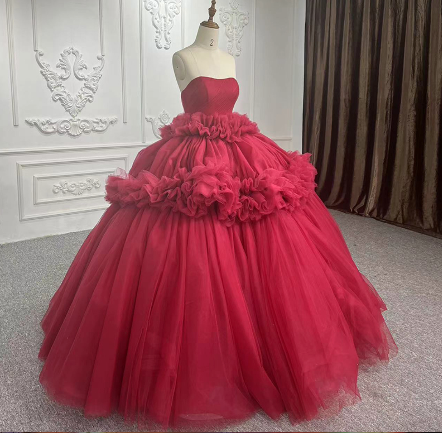 Peplum 2025 ball gown