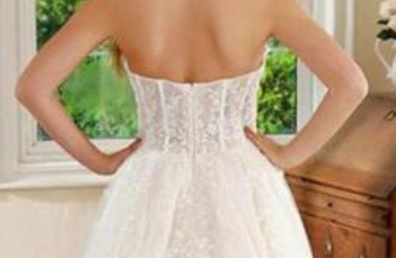 
                      
                        Sequined Illusion Lace A Line Bridal Gown
                      
                    