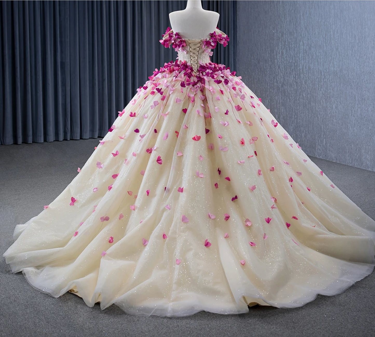 Romantic Heart Quinceañera Dress