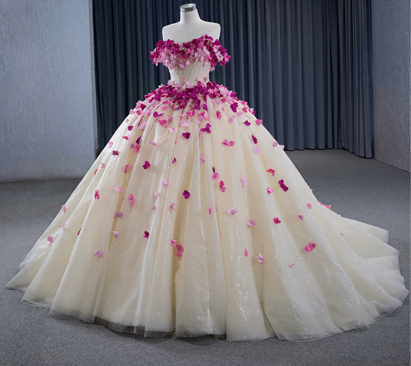 Romantic Heart Quinceañera Dress