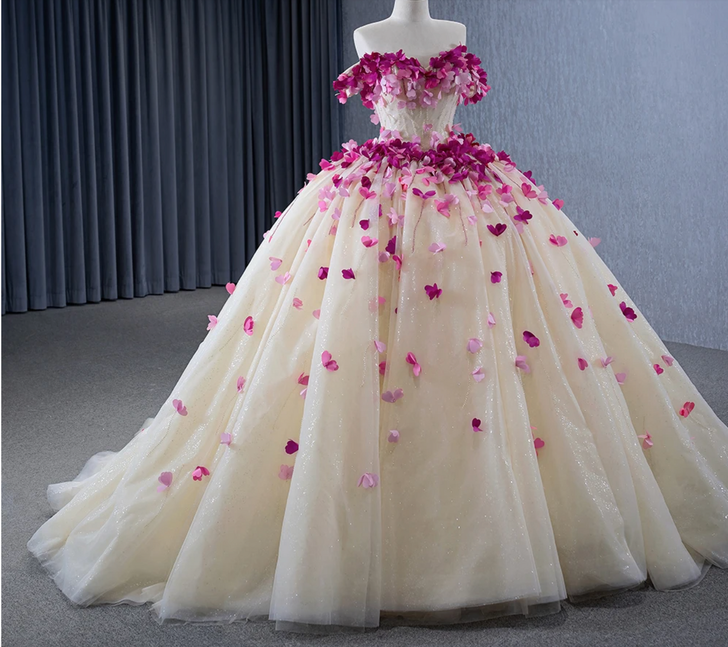 Romantic Heart Quinceañera Dress