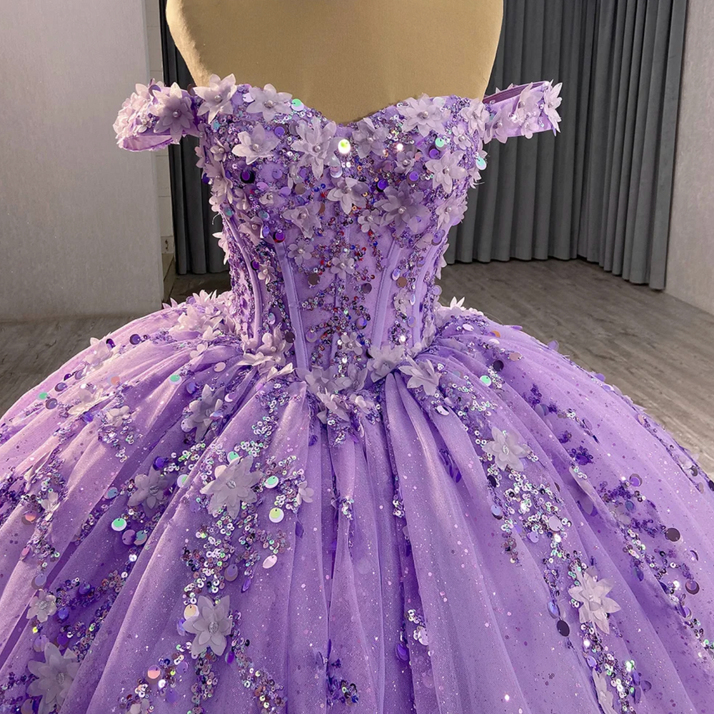 
                      
                        Sweetheart Purple Quinceañera Dress
                      
                    