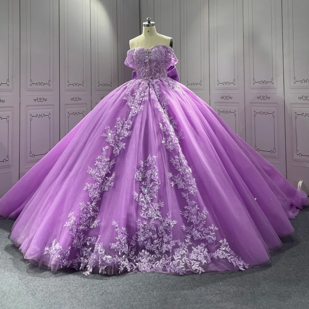 Lilac Quinceanera Ball Gown Dress