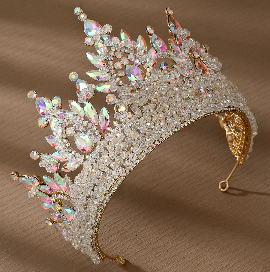 
                      
                        Luxury Crystal Tiara Prom Hair Accessories Crown
                      
                    