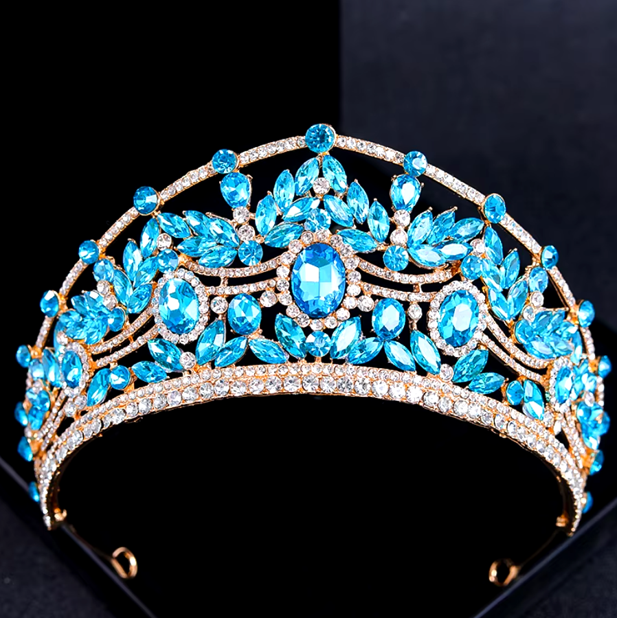 Stunning Crystal Tiara Hair Pageant Accessories