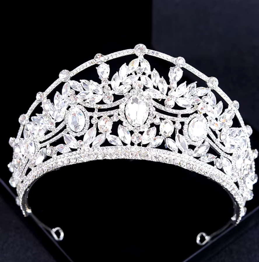 Stunning Crystal Tiara Hair Pageant Accessories