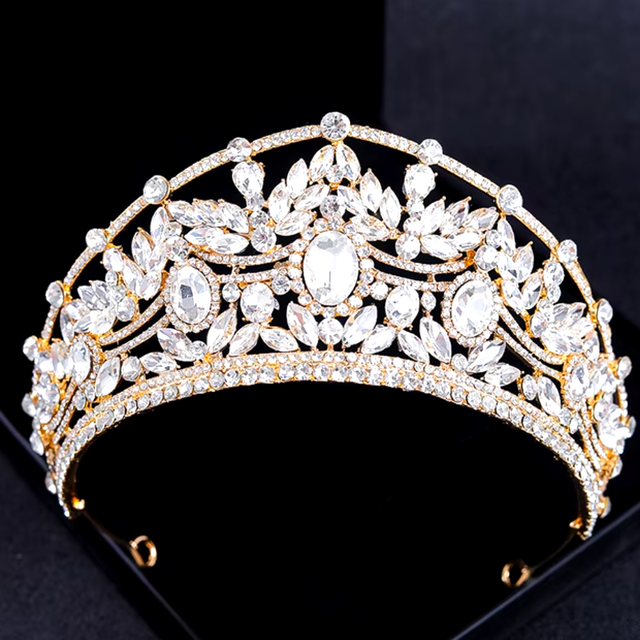 
                      
                        Stunning Crystal Tiara Hair Pageant Accessories
                      
                    