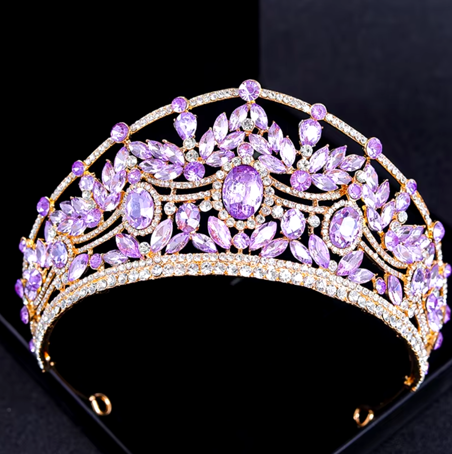 
                      
                        Stunning Crystal Tiara Hair Pageant Accessories
                      
                    