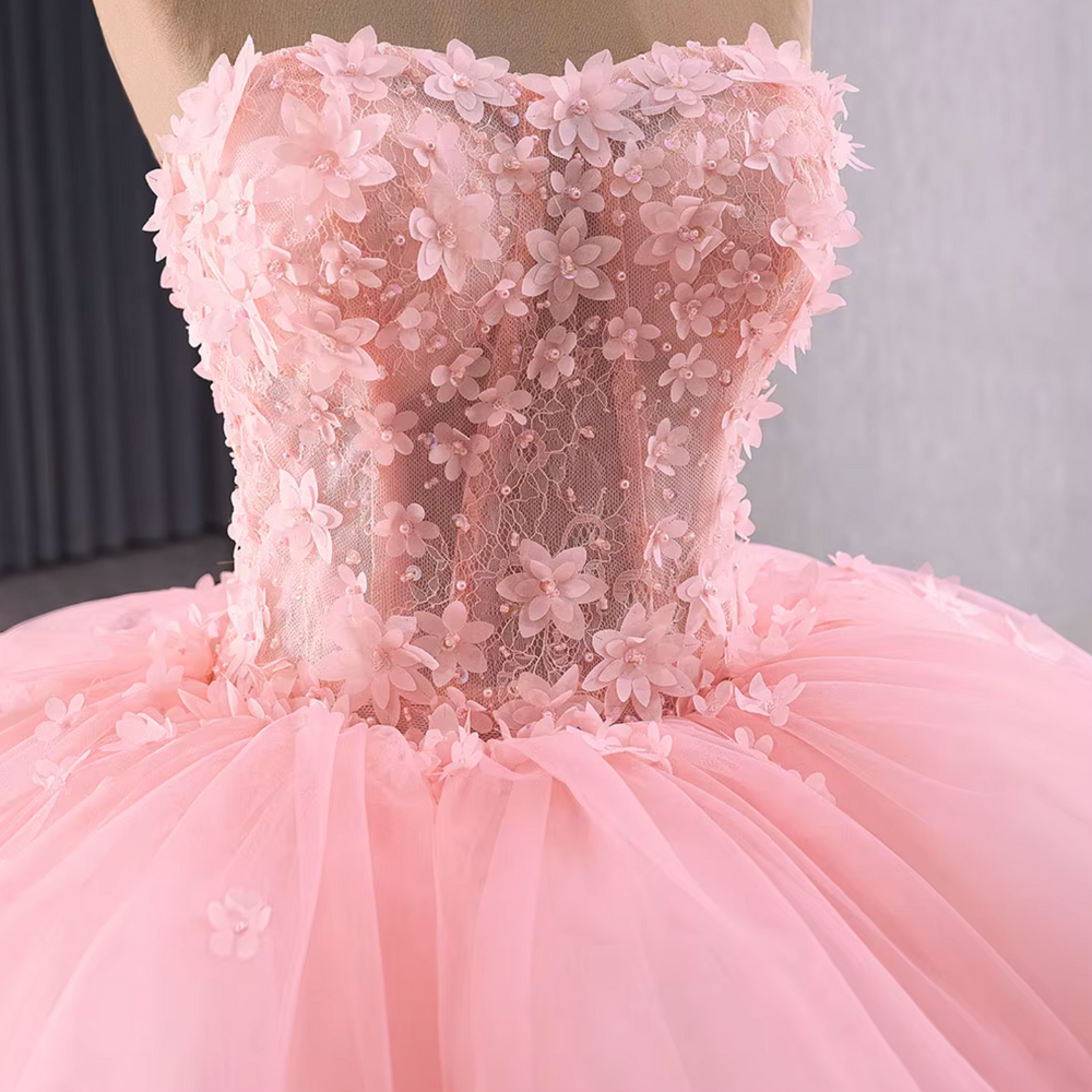 
                      
                        Spring Corset Pink Quinceanera Dress
                      
                    