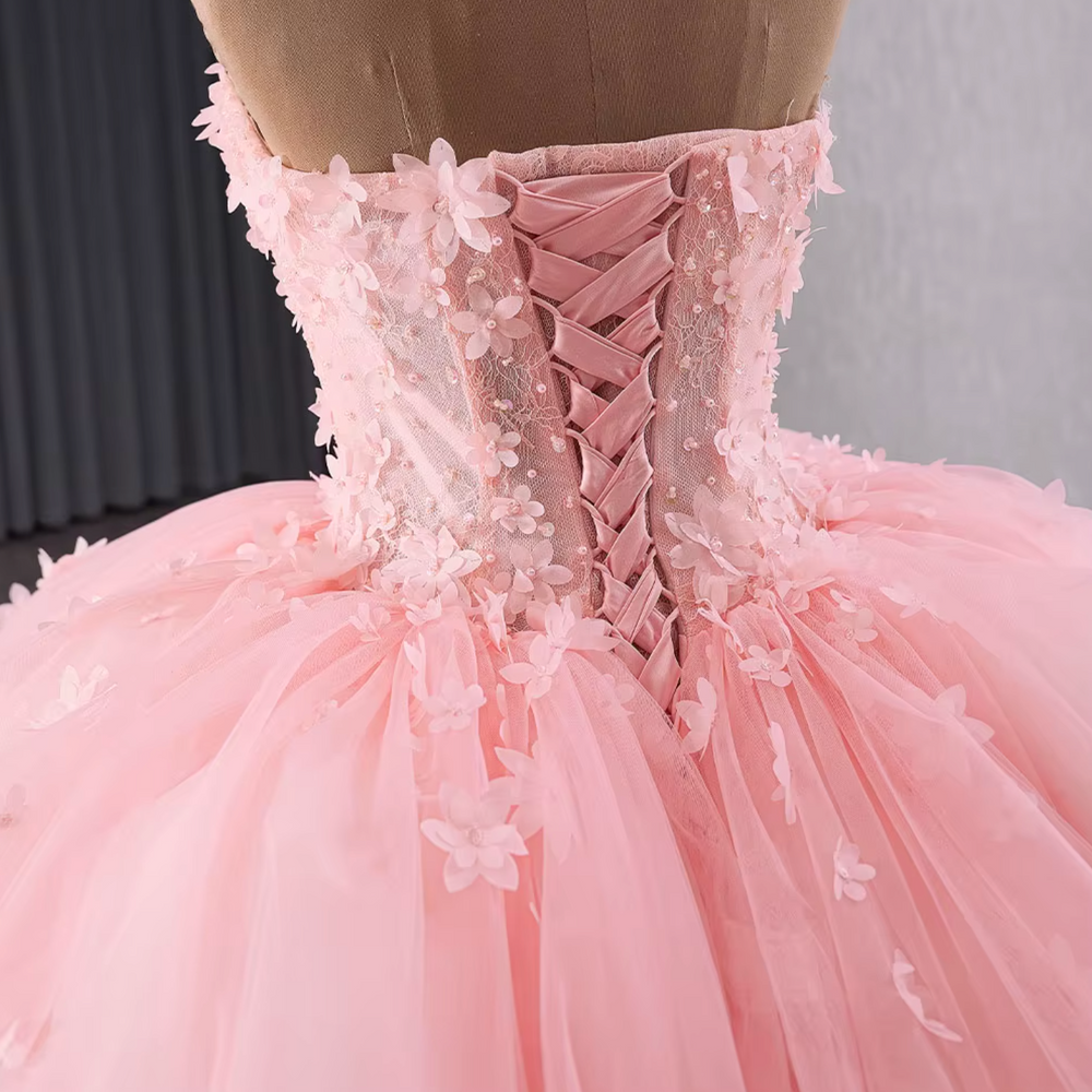 
                      
                        Spring Corset Pink Quinceanera Dress
                      
                    