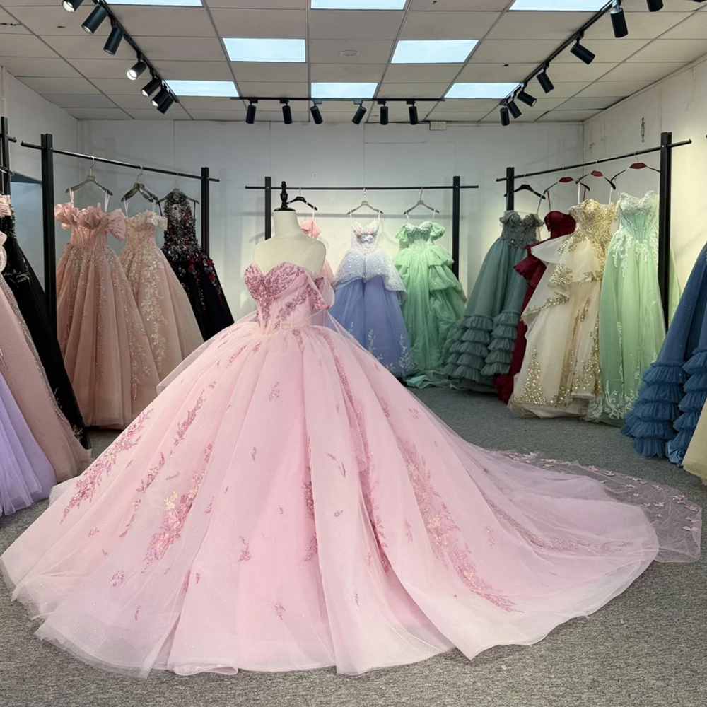 
                      
                        Pink Quinceanera Dress
                      
                    