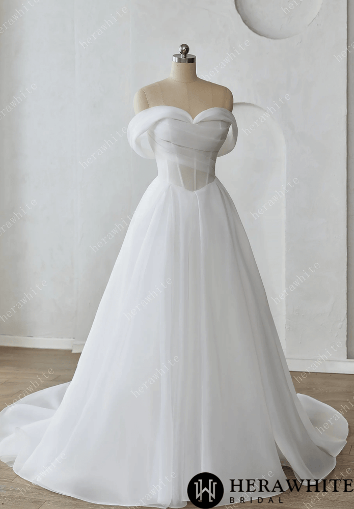 
                      
                        a line white wedding dress 
                      
                    