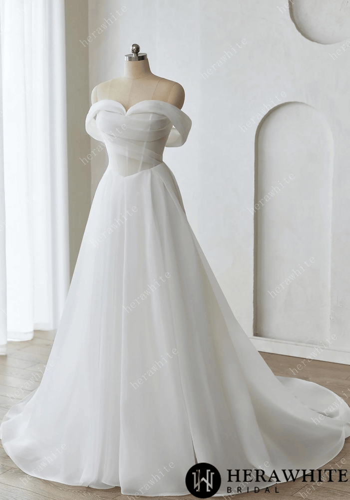 
                      
                        a line white wedding dress 
                      
                    