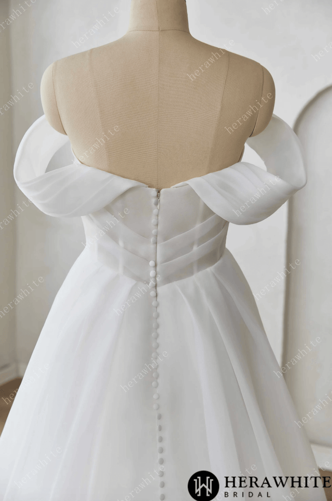 
                      
                        a line white wedding dress 
                      
                    