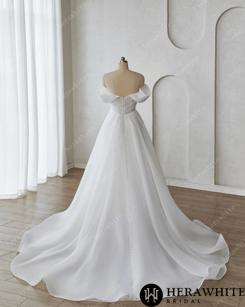 
                      
                        a line white wedding dress 
                      
                    