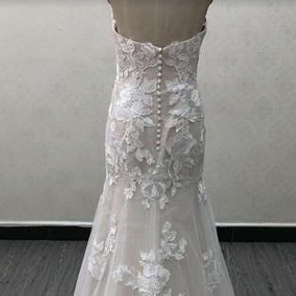 
                      
                        Lace Sleeveless Mermaid Trumpet Tulle Wedding Bridal Gown
                      
                    