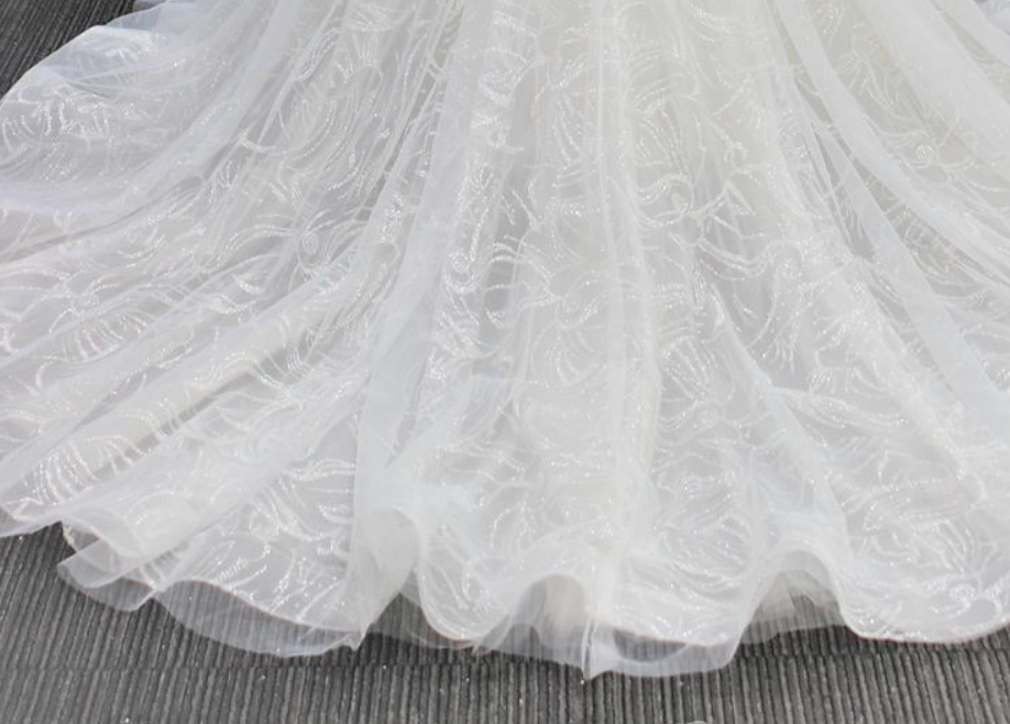 
                      
                        Beaded Lace A Line Wedding Bridal Gown
                      
                    