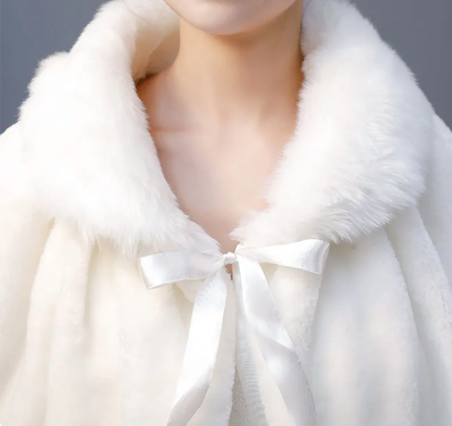 
                      
                        Bridesmaid Faux Fur Elbow Length Shoulder Wrap
                      
                    