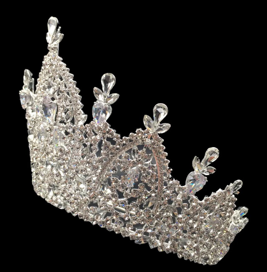 
                      
                        Tiara Bridal Crown Pageant Wedding Hair Accessories Royal Zirconia Imperial Crown
                      
                    