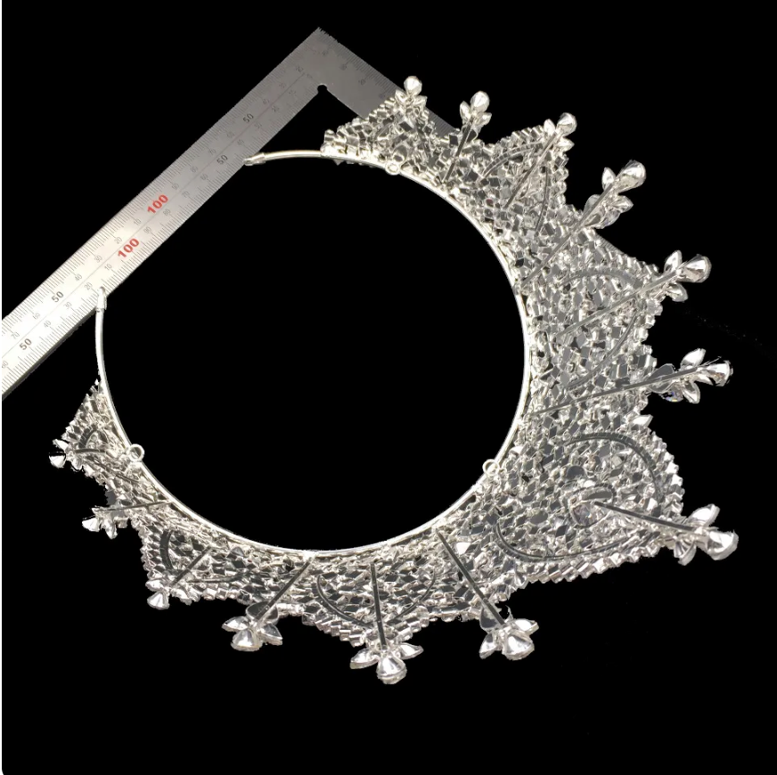 
                      
                        Tiara Bridal Crown Pageant Wedding Hair Accessories Royal Zirconia Imperial Crown
                      
                    