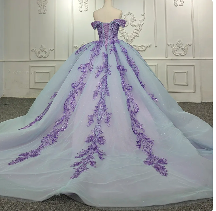 Quinceanera A Line Ball Gown Sweetheart Sequined Beading Party Dress