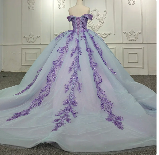 Quinceanera A Line Ball Gown Sweetheart Sequined Beading Party Dress ...