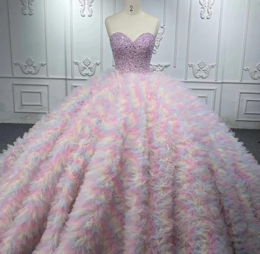 Rainbow deals quince dress