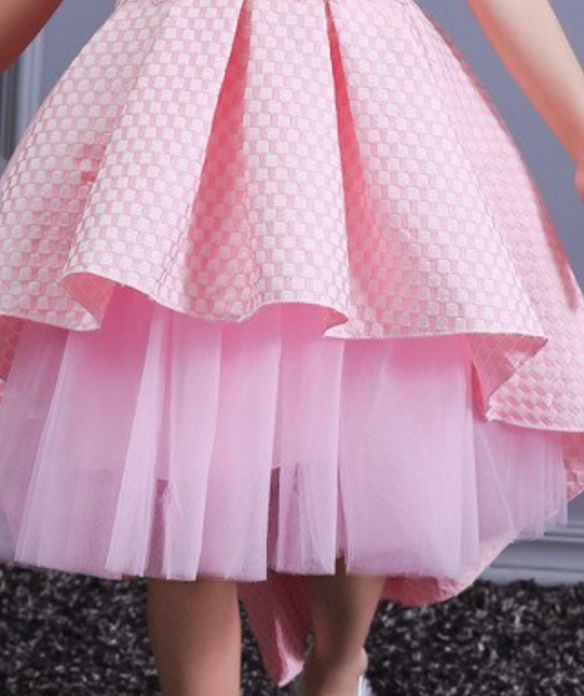 Tulle Layered Flower Girl Party Dress