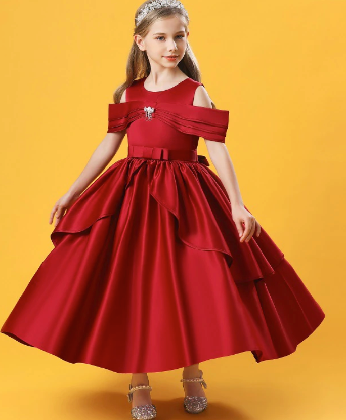 Princess Dress Girls Long Sequin Dresses Kids - Walmart.com