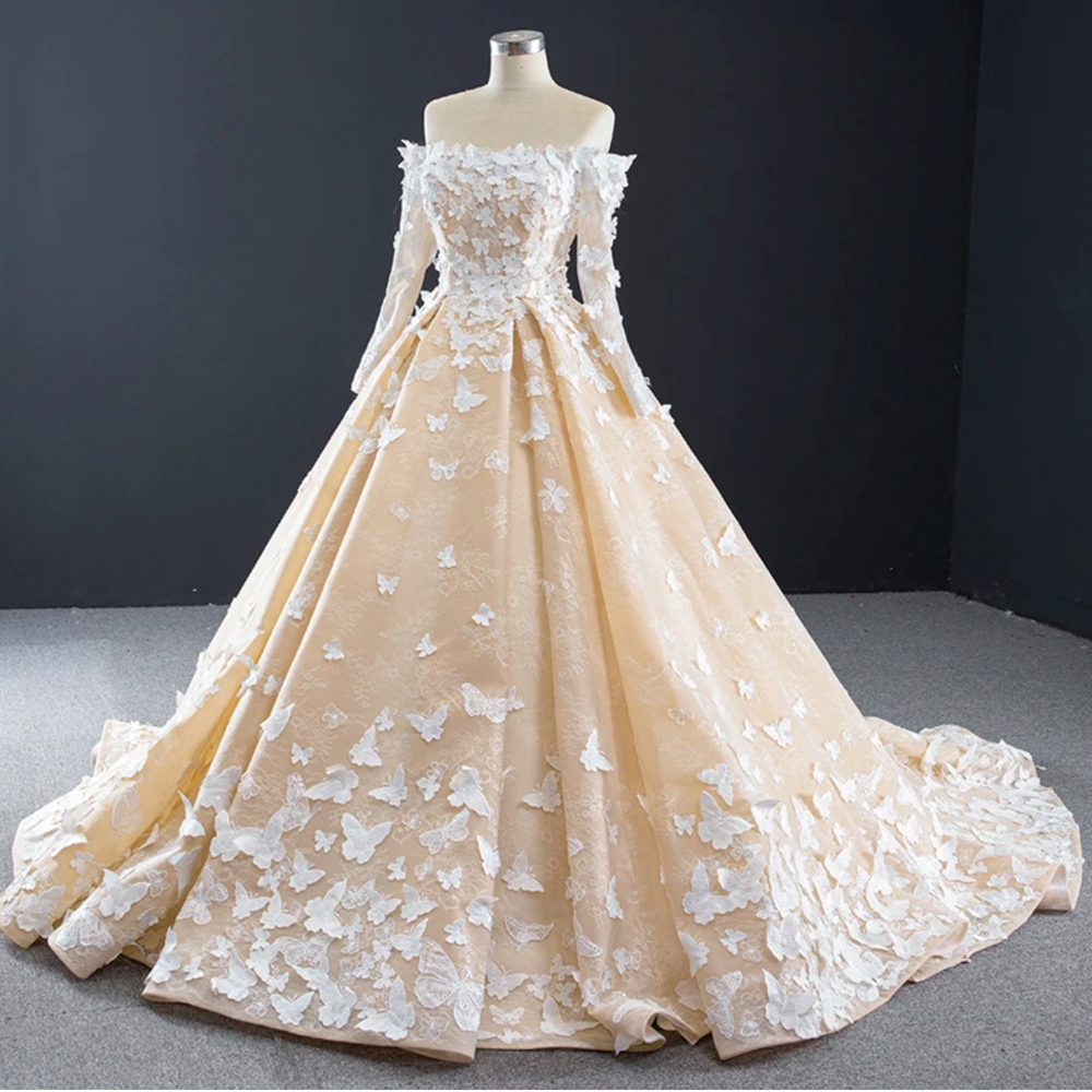 
                      
                        Romantic Butterfly Quinceañera Dress
                      
                    