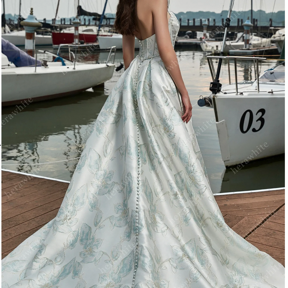 
                      
                        Satin Sleeveless A-Line Split And Grace Wedding Dress
                      
                    